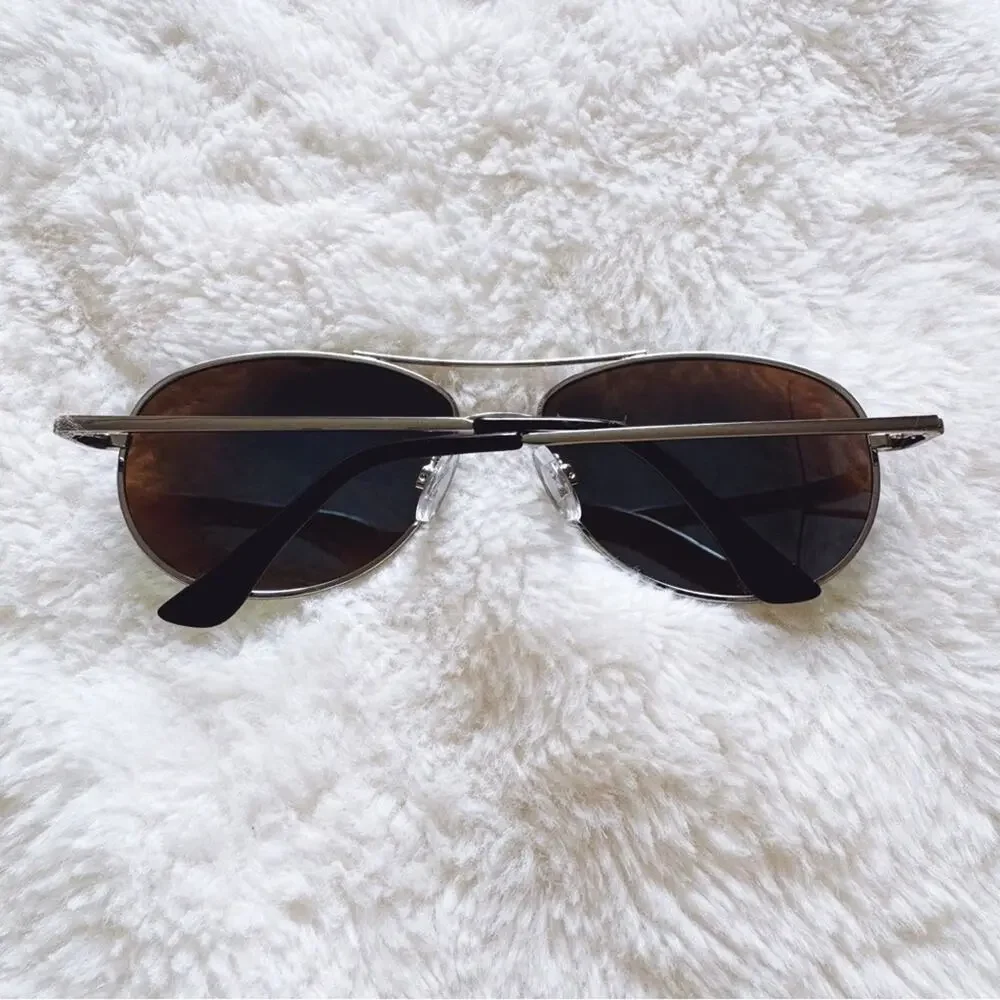 Jessa Blue Polarized Classic Aviator Sunglasses